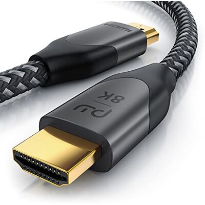 CSL-Computer CSL – 8k HDMI-kabel 2,1 5 m meter – 8K @ 120Hz 4K @ 240Hz med DSC – HDMI 2.1 2.0a 2.0b – 3D – höghastighets Ethernet – HDTV – UHD II – Dynamic HDR-10+ – eARC – variabel uppdateringsgrad VRR – Dolby CSL-Computer CSL – 8k HDMI-kabel 2,1 5 m meter – 8K @ 120Hz 4K @ 240Hz med DSC – HDMI 2.1 2.0a 2.0b – 3D – höghastighets Ethernet – HDTV – UHD II – Dynamic HDR-10+ – eARC – variabel uppdateringsgrad VRR – Dolby