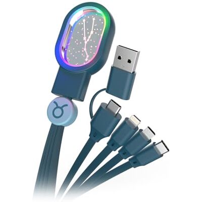 MOB Universell Laddkabel 4-i-1 - Taurus, USB Kabel MOB Universell Laddkabel 4-i-1 - Taurus, USB Kabel