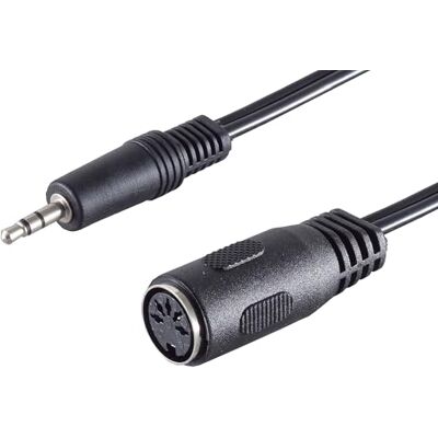 1aTTack.de 5 x 0,2 m jackkontakt 3,5 mm stereo till 5 pol DIN kub uttag högkvalitativ ljud-adapterkabel gjuten kontakt förnicklade kontakter perfekt för HiFi-musikinstrument studioutrustning 1aTTack.de 5 x 0,2 m jackkontakt 3,5 mm stereo till 5 pol DIN kub uttag högkvalitativ ljud-adapterkabel gjuten kontakt förnicklade kontakter perfekt för HiFi-musikinstrument studioutrustning