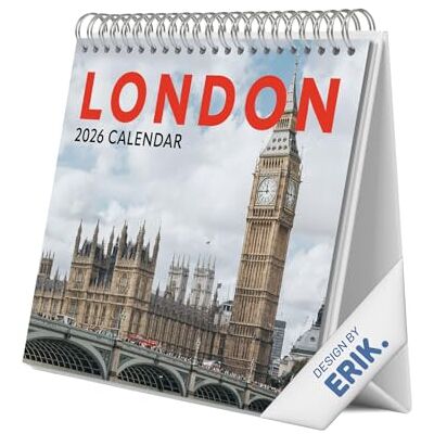 Grupo Erik Desk Calendar 2026 London Calendar 2026 Month To View Monthly Desk Planner, Desktop Gifts Under 10 Pounds Travel Gifts For Friends Grupo Erik Desk Calendar 2026 London Calendar 2026 Month To View Monthly Desk Planner, Desktop Gifts Under 10 Pounds Travel Gifts For Friends