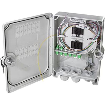 LogiLink FB124LC – FTTH/FTTB-anslutningshölje, 24 x LC/APC, fullt utrustad LogiLink FB124LC – FTTH/FTTB-anslutningshölje, 24 x LC/APC, fullt utrustad