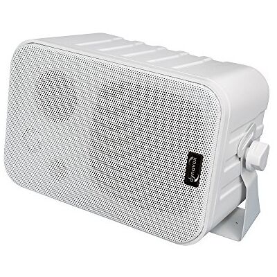 Dynavox 3-vägs minilåda med hållare för väggmontering, par, liten surroundhögtalare för hemmabio, vit Dynavox 3-vägs minilåda med hållare för väggmontering, par, liten surroundhögtalare för hemmabio, vit