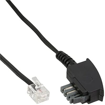 InLine 18801B TAE-N anslutningskabel TAE-N till RJ11 (6P4C), 1 m InLine 18801B TAE-N anslutningskabel TAE-N till RJ11 (6P4C), 1 m