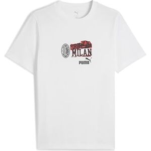 PUMA A.C. Milan T-shirt ftblNRGY, fotbollströja officiell produkt vit, vuxen, S, Vit, S PUMA A.C. Milan T-shirt ftblNRGY, fotbollströja officiell produkt vit, vuxen, S, Vit, S