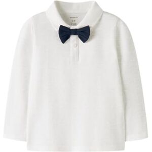 NAME IT Nmmrogula Ls Polo, Ljus vit, 92 NAME IT Nmmrogula Ls Polo, Ljus vit, 92