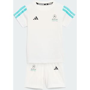 adidas Uniseks niemowleta MERCEDES AMG PETRONAS FORMULA 1 TEAM DNA BABY JOGGER SHORT SLEEVE, white/semi mint rush, 18-24 Months adidas Uniseks niemowleta MERCEDES AMG PETRONAS FORMULA 1 TEAM DNA BABY JOGGER SHORT SLEEVE, white/semi mint rush, 18-24 Months