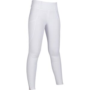 HKM Lisa silikon helsäte ridning leggings, vit, 26/26 HKM Lisa silikon helsäte ridning leggings, vit, 26/26