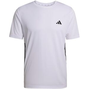 adidas Mezczyzni WORKOUT ESSENTIALS BASE 3-STRIPES T-SHIRT, white/black, XL adidas Mezczyzni WORKOUT ESSENTIALS BASE 3-STRIPES T-SHIRT, white/black, XL