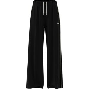 adidas Kobiety Seasonal Essentials Colorpop Pants with Embroidered Graphic, black/off white, L adidas Kobiety Seasonal Essentials Colorpop Pants with Embroidered Graphic, black/off white, L