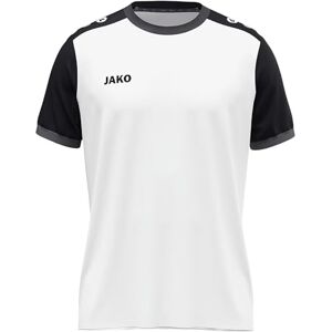 Jako Dynamic Kinder vit - Kontrastdetaljer vid krage och ärmslut Jako Dynamic Kinder vit - Kontrastdetaljer vid krage och ärmslut