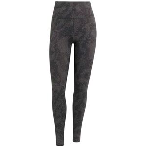 adidas Kobiety All Me Print 7/8 Leggings, charcoal/black, L adidas Kobiety All Me Print 7/8 Leggings, charcoal/black, L