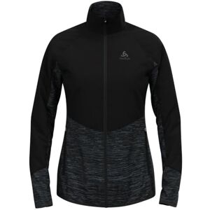 Odlo Run Easy Warm - Lättvikts löparjacka - Svart/Djupgrå Odlo Run Easy Warm - Lättvikts löparjacka - Svart/Djupgrå