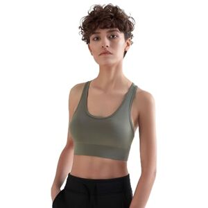 True North Roots Organics dam bustier sport bh tillverkad av återvunnen polyester topp T1200, GRÅ, S True North Roots Organics dam bustier sport bh tillverkad av återvunnen polyester topp T1200, GRÅ, S