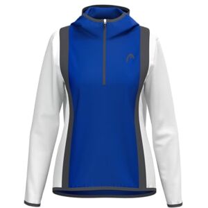 HEAD Club 25 TECH huvtröja dam, kungsvit HEAD Club 25 TECH huvtröja dam, kungsvit