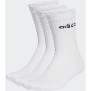 adidas unisex vuxen Linear Crew Cushioned Socks 3 Pairs, White / Black, 37-40 adidas unisex vuxen Linear Crew Cushioned Socks 3 Pairs, White / Black, 37-40
