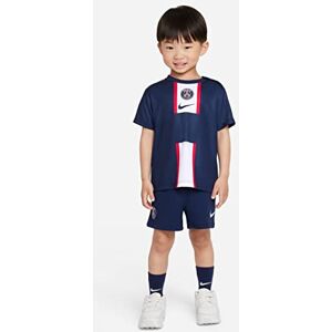 NIKE Paris Saint-Germain FC DJ7917 säsong 2022/23 officiell babyuppsättning herr midnatt marinblå/vit/midnattsblå 12-18 NIKE Paris Saint-Germain FC DJ7917 säsong 2022/23 officiell babyuppsättning herr midnatt marinblå/vit/midnattsblå 12-18