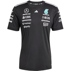 adidas Kvinnor MERCEDES AMG PETRONAS FORMULA ONE TEAM DRIVER JERSEY BLACK WOMEN, black/white, S adidas Kvinnor MERCEDES AMG PETRONAS FORMULA ONE TEAM DRIVER JERSEY BLACK WOMEN, black/white, S