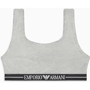 Giorgio Armani dam vardag bomull bralette-bh grå M, Ljusgrå melange, M Giorgio Armani dam vardag bomull bralette-bh grå M, Ljusgrå melange, M