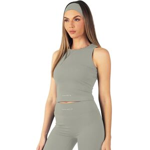 Carlheim Women's Serenita Active Collection Tank top, Stone, Small Carlheim Women's Serenita Active Collection Tank top, Stone, Small