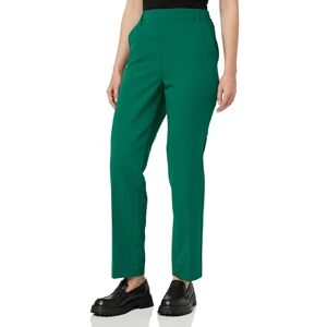 KAFFE Byxor för dam med hög midja elastiskt midjeband beskuren längd vanlig passform, Aventurin, 40 KAFFE Byxor för dam med hög midja elastiskt midjeband beskuren längd vanlig passform, Aventurin, 40