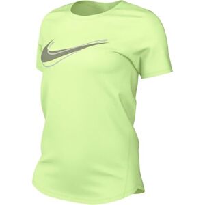 NIKE One Swoosh Dri-Fit kortärmad löpartopp för kvinnor, Barely Volt, HJ2204-701, XS NIKE One Swoosh Dri-Fit kortärmad löpartopp för kvinnor, Barely Volt, HJ2204-701, XS