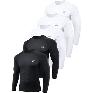 MEETWEE Kompressionströja herr, kort/långärmad funktionell skjorta herr, sportskjorta, träning, fitnessskjorta, andas, löparskjorta, undertröja för löpning, jogging, sport, gym MEETWEE Kompressionströja herr, kort/långärmad funktionell skjorta herr, sportskjorta, träning, fitnessskjorta, andas, löparskjorta, undertröja för löpning, jogging, sport, gym