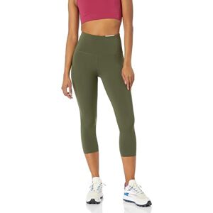 Amazon Essentials kvinnors aktiv skulptur hög midja capri leggings (finns i plusstorlek), oliv, X-Large Amazon Essentials kvinnors aktiv skulptur hög midja capri leggings (finns i plusstorlek), oliv, X-Large