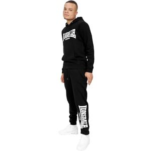 Lonsdale Cloudy träningsoverall med huva för män, svart/vit, 3XL Lonsdale Cloudy träningsoverall med huva för män, svart/vit, 3XL
