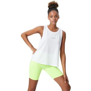 Koton dam ärmlös slogantryckt sportlinne, Vit (00), M Koton dam ärmlös slogantryckt sportlinne, Vit (00), M