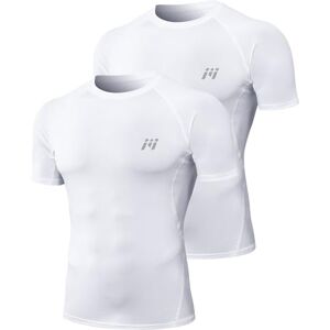 MEETWEE Kompressionströja herr, kort/långärmad funktionell skjorta herr, sportskjorta, träning, fitnessskjorta, andas, löparskjorta, undertröja för löpning, jogging, sport, gym MEETWEE Kompressionströja herr, kort/långärmad funktionell skjorta herr, sportskjorta, träning, fitnessskjorta, andas, löparskjorta, undertröja för löpning, jogging, sport, gym