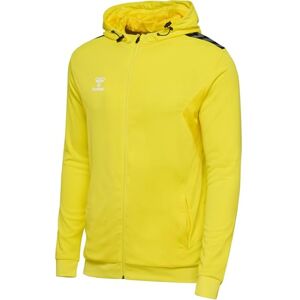 hummel HmlAutentisk Pl Zip huvtröja män multisport med dragkedja återvunnet tyg