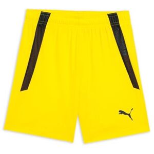 PUMA unisex barn Shorts Teamliga shorts Jr, Cyber gul- svart, 116 PUMA unisex barn Shorts Teamliga shorts Jr, Cyber gul- svart, 116