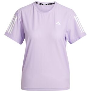 adidas Kvinnor Own The Run Base Tee, Powder Plum, XL adidas Kvinnor Own The Run Base Tee, Powder Plum, XL