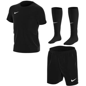 NIKE LK NK DRY PARK20 KIT SET K, Fotboll Unisex Barn, Svart/Svart/ (vit), S NIKE LK NK DRY PARK20 KIT SET K, Fotboll Unisex Barn, Svart/Svart/ (vit), S