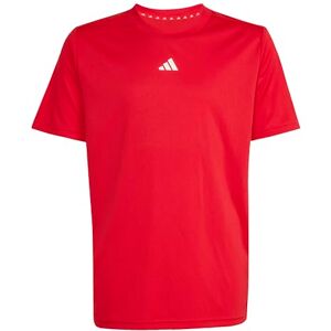 adidas Uniseks dzieci Train Essentials Logo Regular Fit T-Shirt Junior, pure ruby/white, 15-16 Years adidas Uniseks dzieci Train Essentials Logo Regular Fit T-Shirt Junior, pure ruby/white, 15-16 Years