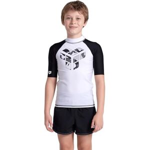 ARENA pojkar unisex Jr Rash Vest S/S Graphic Rash Guard skjorta ARENA pojkar unisex Jr Rash Vest S/S Graphic Rash Guard skjorta