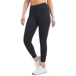 Jockey Dam hög midja interlock legging, djupsvart, M Jockey Dam hög midja interlock legging, djupsvart, M