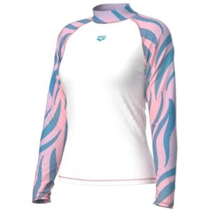 ARENA Dam Rash Vest L/S Allover Guard Dam, Vitt flöde, M ARENA Dam Rash Vest L/S Allover Guard Dam, Vitt flöde, M