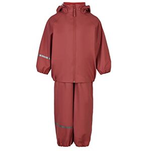 Celavi Unisex barn basic återvinning PU regnkläder set, Dusty Ceder, 100 Celavi Unisex barn basic återvinning PU regnkläder set, Dusty Ceder, 100
