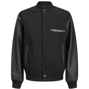 JACK & JONES JUNIOR Herr Jjross Bomber Jnr, College, svart, Numeric_128, svart, numeric_128 JACK & JONES JUNIOR Herr Jjross Bomber Jnr, College, svart, Numeric_128, svart, numeric_128