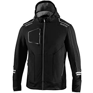 Sparco SOFT-SHELL TECH, BLACK-GRÅ, XS Sparco SOFT-SHELL TECH, BLACK-GRÅ, XS