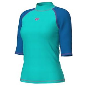 ARENA dam utslag väst S/S grafisk topp, Vattenblå Kina, XL ARENA dam utslag väst S/S grafisk topp, Vattenblå Kina, XL