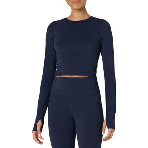 Amazon Essentials Active FormFlex Buttery Soft Långärmad Slim Fit Crop Layering Träningstopp, Marinblått Xsp, L Amazon Essentials Active FormFlex Buttery Soft Långärmad Slim Fit Crop Layering Träningstopp, Marinblått Xsp, L