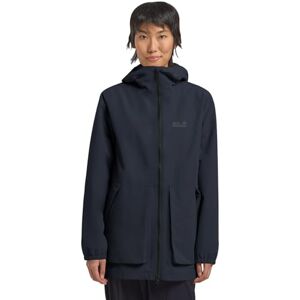 Jack Wolfskin TerravieW 2 l Parka W, mörk marinblå/mörk marinblå, XL Jack Wolfskin TerravieW 2 l Parka W, mörk marinblå/mörk marinblå, XL