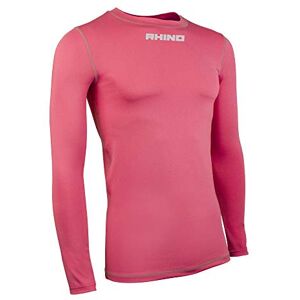 Rhino unisex-ungdom tagless baslager, rosa, 13/14 år Rhino unisex-ungdom tagless baslager, rosa, 13/14 år