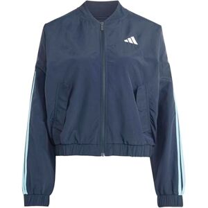 adidas Kobiety ESSENTIALS 3-STRIPES WOVEN WINDBREAKER, night navy/icey blue, XL adidas Kobiety ESSENTIALS 3-STRIPES WOVEN WINDBREAKER, night navy/icey blue, XL