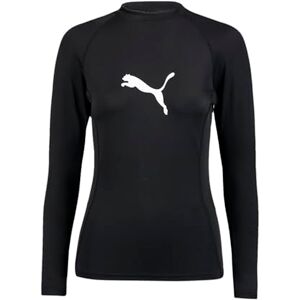 PUMA Rashguard badkläder för kvinnor, svart, S PUMA Rashguard badkläder för kvinnor, svart, S
