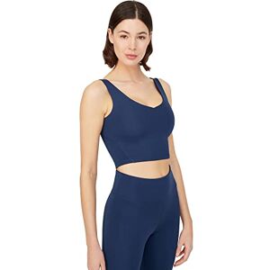 LOS OJOS V-ringad sport-bh – medium stöd vadderad sport-BH för kvinnor, True marinblå, XL LOS OJOS V-ringad sport-bh – medium stöd vadderad sport-BH för kvinnor, True marinblå, XL