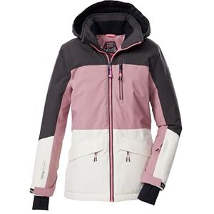 Killtec Skidjacka/funktionell jacka med huva och snöfall KSW 208 GRLS SKI JCKT, puderrosa/mörk sten/ecru, 140, 43562-000 Killtec Skidjacka/funktionell jacka med huva och snöfall KSW 208 GRLS SKI JCKT, puderrosa/mörk sten/ecru, 140, 43562-000