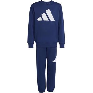 adidas Uniseks dzieci ESSENTIALS FLEECE JOGGER, dark blue/white, 11-12 Years adidas Uniseks dzieci ESSENTIALS FLEECE JOGGER, dark blue/white, 11-12 Years